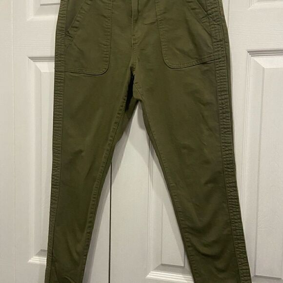 Banana Republic women’s skinny fit solid olive green pants size 29/8​​ - Picture 12 of 13